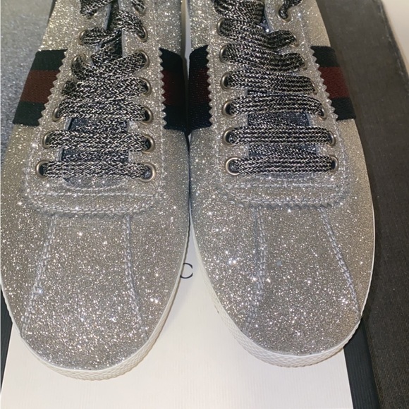 Gucci Bambi Web Sneakers - Picture 7 of 11
